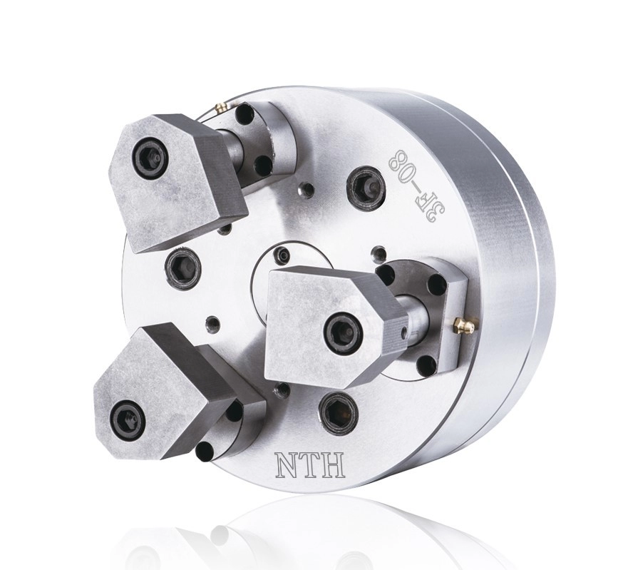 3F 3jaw Closed Center Finger Power Chuck For Gripping
