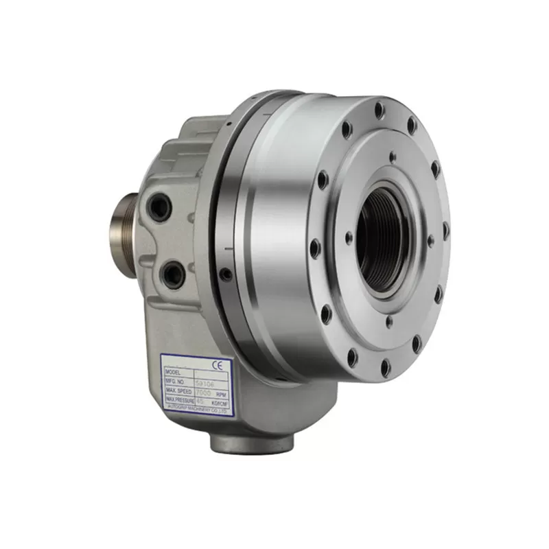 HK SHORT TYPE ROTATING HYDRAULIC CYLINDER WITH THROUGH-HOLE AND SAFETY DEVICE
