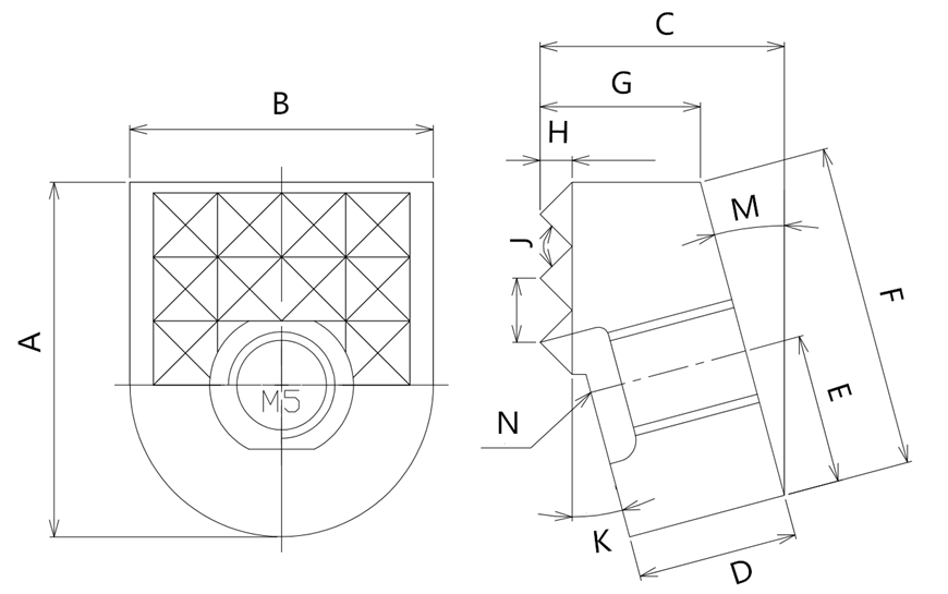 Gripper Insert Of Powder Tungsten Steel Alloy 1