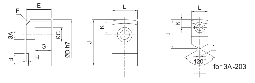 STANDARD SOFT JAW FOR 3A CHUCK 0