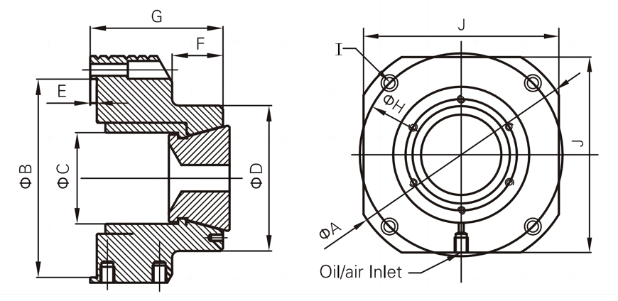 JHL Rubber Collet Fixed Chuck Achieve Optimal Gripping / Fixture Results 0