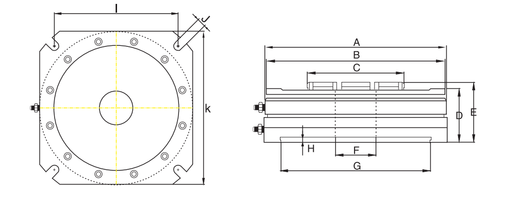 JDS SERIES DIAPHRAGM STATIONARY CHUCK 1