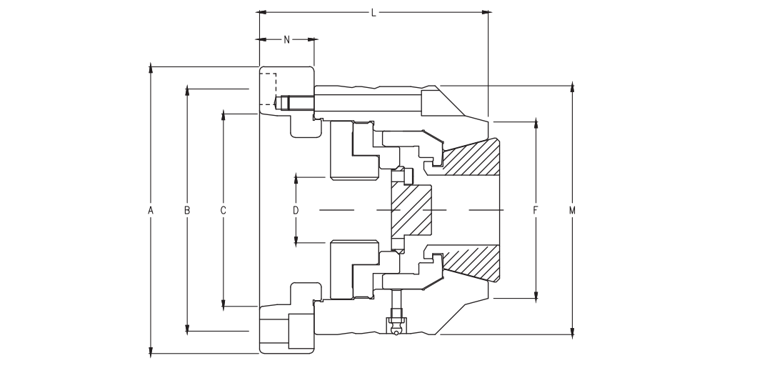 JPCA HIGH PRECISION PULL BACK POWER COLLET CHUCK SUITABLE FOR RUBBER FLEX COLLET 0
