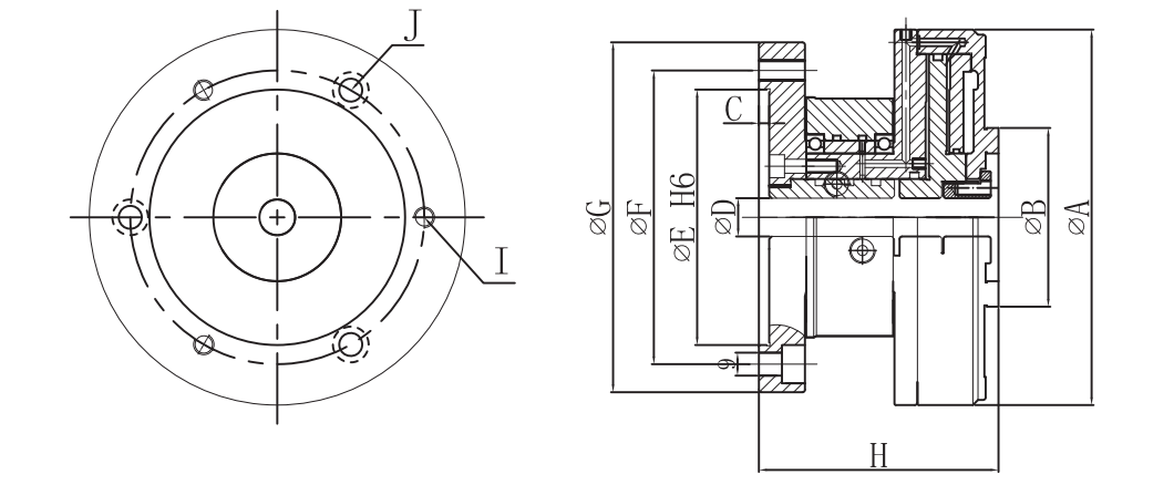 SUPER HIGH PRECISION PNEUMATIC DIAPHRAGM CHUCK WITH BUILT IN AIR CYLINDER 0
