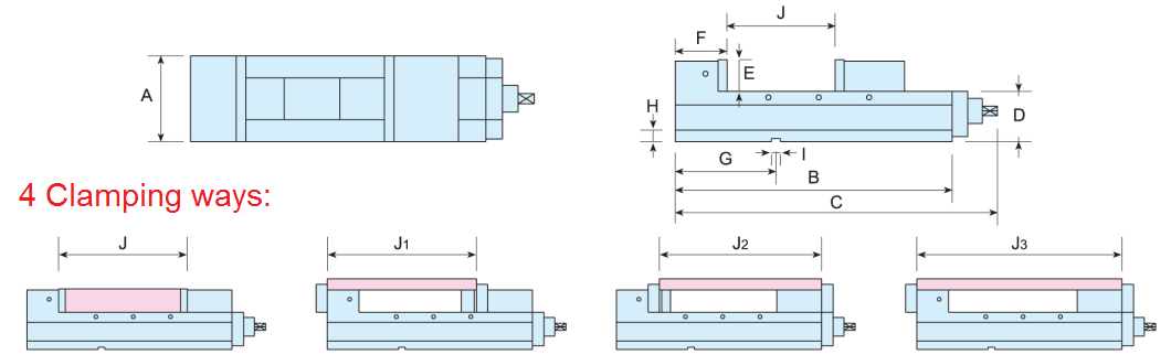 MPV-L MPV-LS Super long universal powerful type precision vice 1