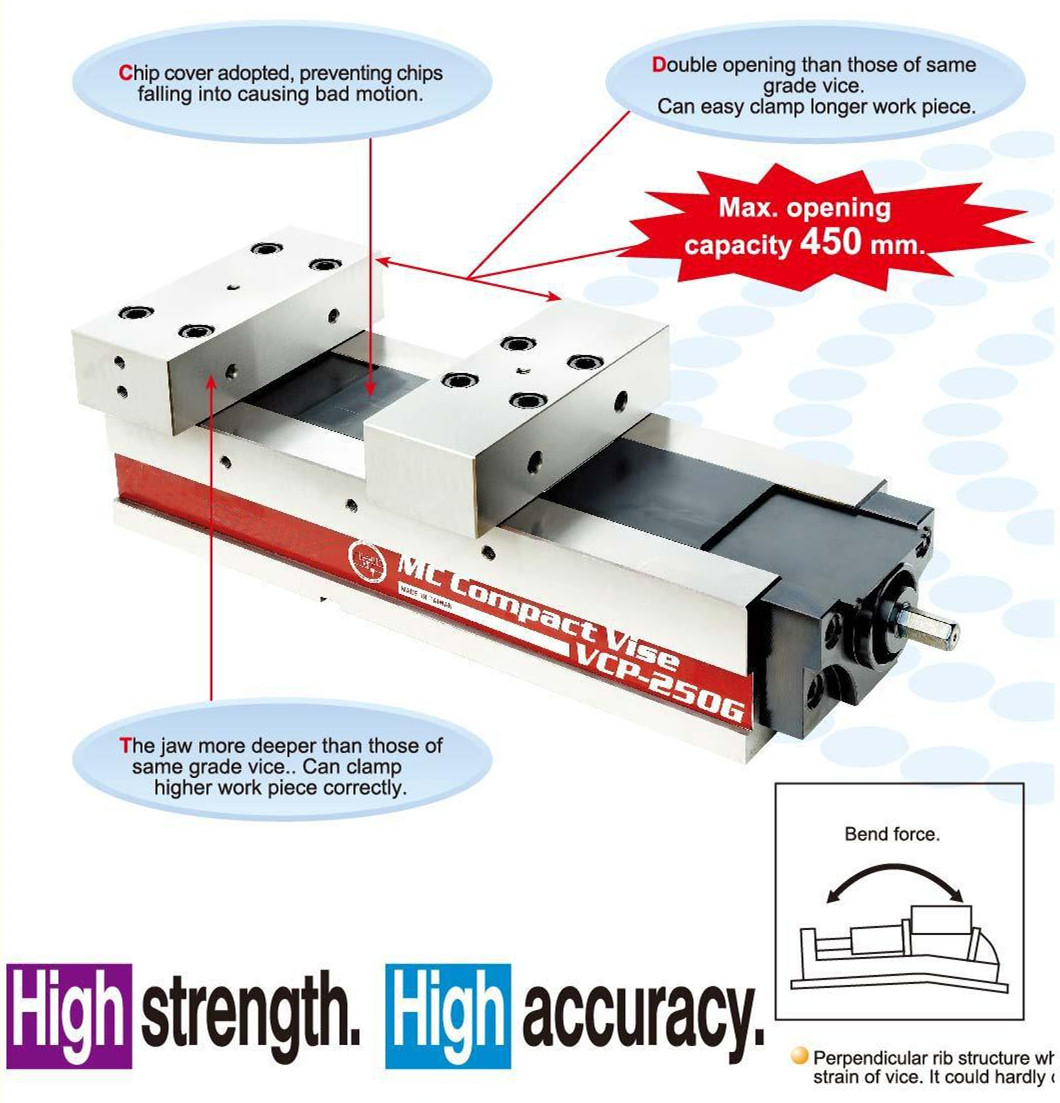 VCP-G VCP-L Mechanical type super precision vise 0