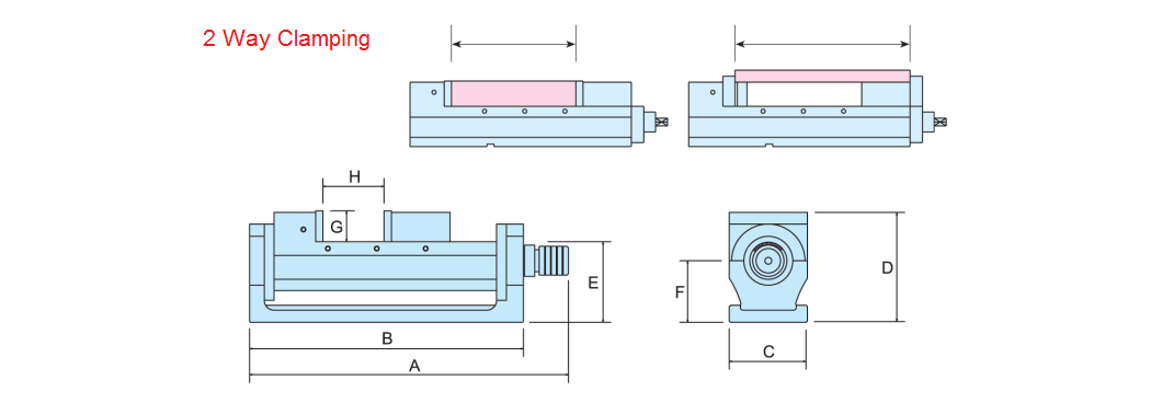 MBT Double wrench mechanical type precision vice 1