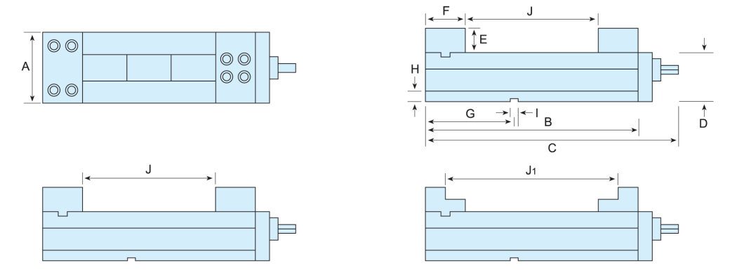 VSP Super open constant pressure type precision vise 1