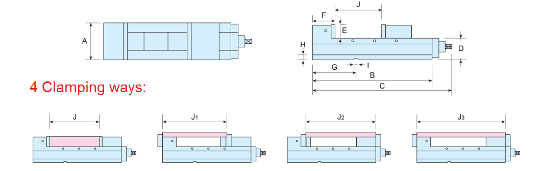 MHV-A Super precision hydraulic vice 1