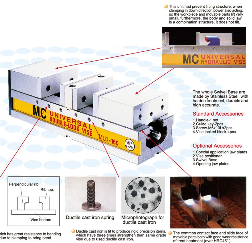 MLD Super precision double clamping vise 2