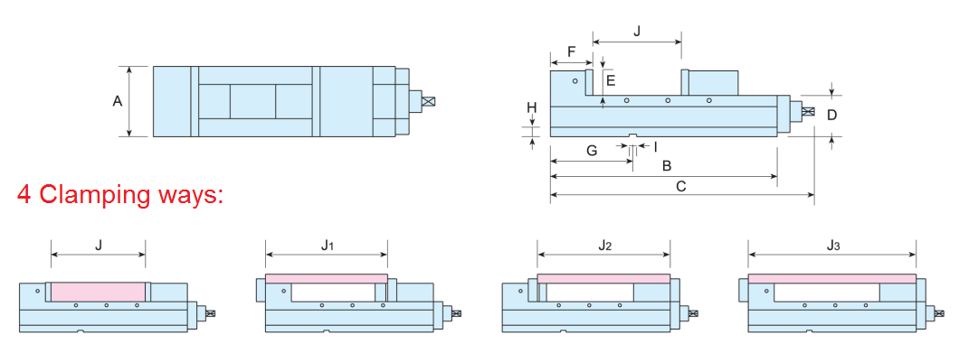 VIP Constant pressure super precision vise 1