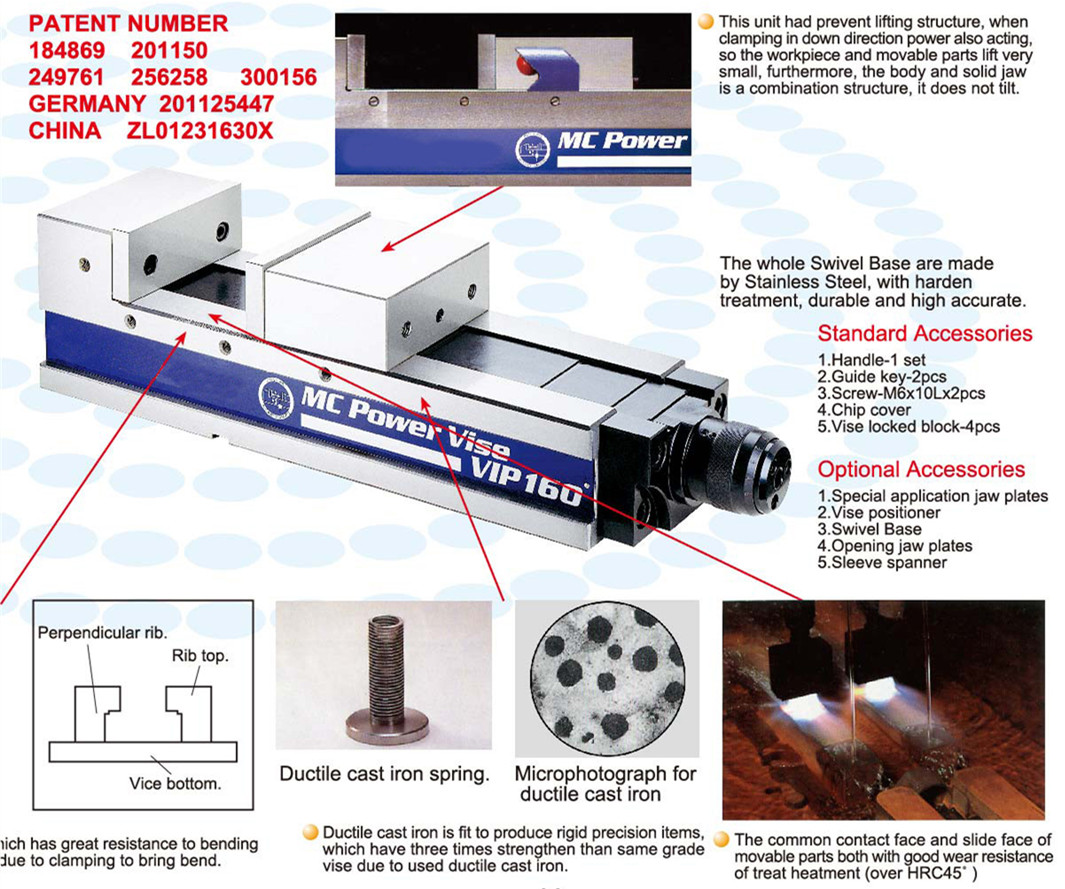 VIP Constant pressure super precision vise 2